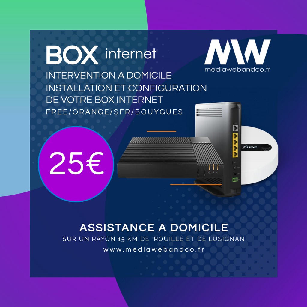 Installation de votre Box internet à domicile